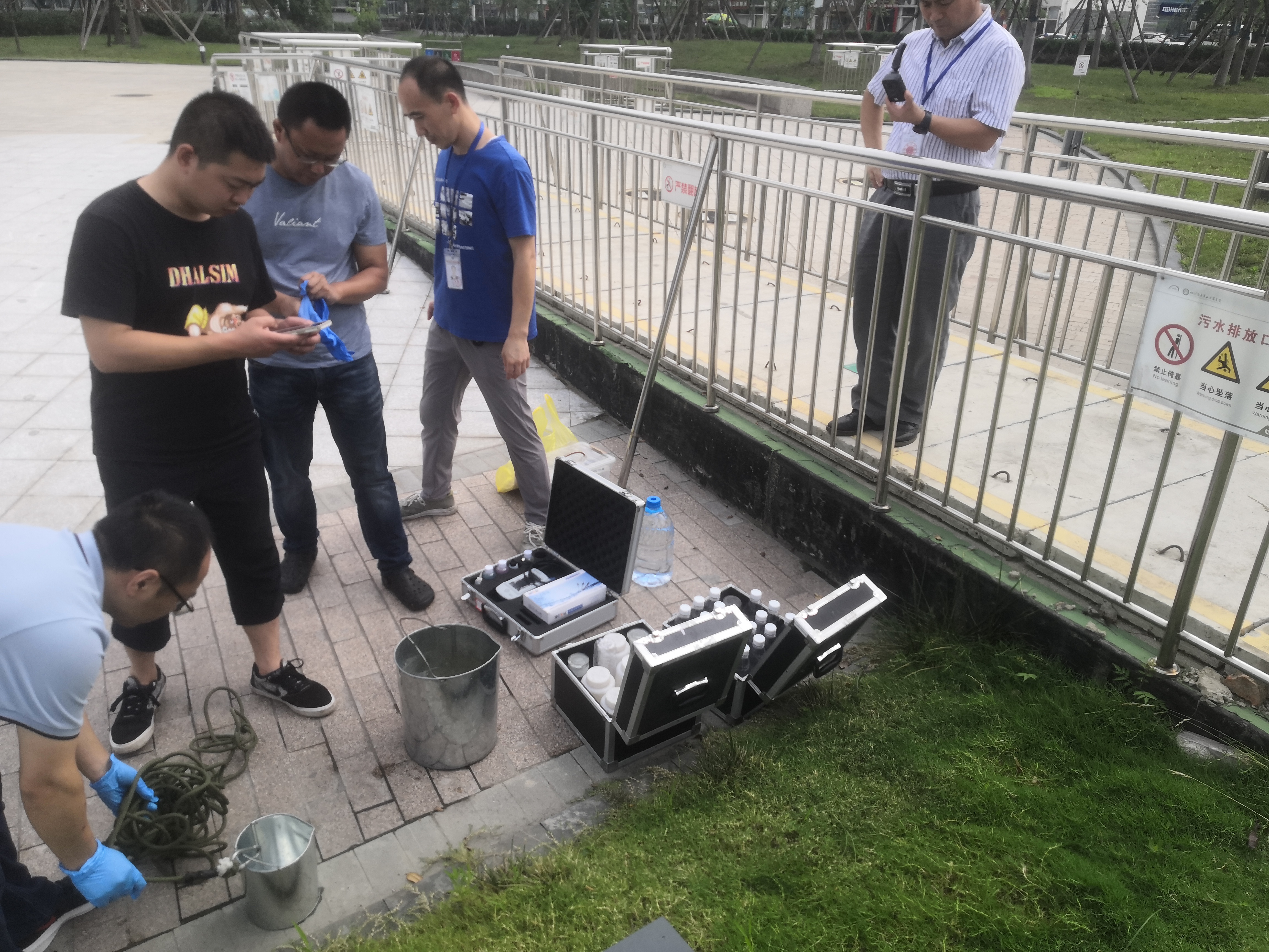 2021年8月6日，四川博水環(huán)保  在雙流空港醫(yī)院污水處理站，開展污水處理站應急演練